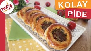 Kolay Pide Tarifi  Evde Pratik Pide Nasıl Yapılır  Nefis Yemek Tarifleri [upl. by Ycnahc]