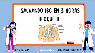 Medicinita  Salvando IBC en 5 horas Bloque II [upl. by Alacim]