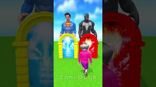 Hell or Heaven  everything will be judged by the SUPERMAN and VENOM animation gta funny shorts [upl. by Eibmab]