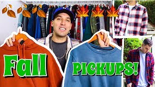 FALL CLOTHING HAUL 9 NEW FALL FASHION PICKUPS  FLANNELS  JACKETS  HOODIES [upl. by Evanthe]