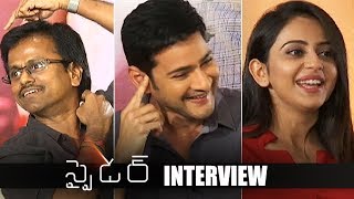 SPYDER Team Special Interview  Mahesh Babu  Rakul Preet Singh  TFPC [upl. by Adnorahc]