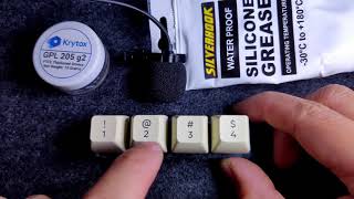 Gateron Yellow vs Silver Silicone Grease vs Krytox [upl. by Franek38]