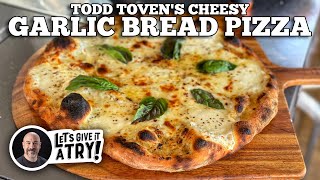 Todd Tovens Garlic Bread Pizza  Blackstone Griddles [upl. by Nnylarej385]