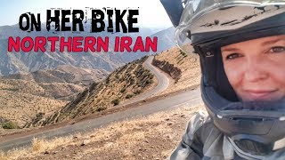 Solo on a Motorcycle Ride through Northern Iran On Her Bike Around the World Episode 13 [upl. by Caryn]