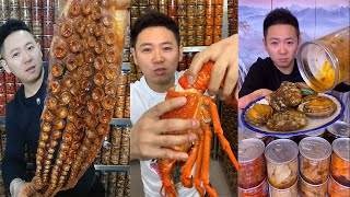 EATING LIVE OCTOPUS KING CRAB MUKBANG MUKBANG KING CRAB AND LOBSTER OYSTER MUKBANG EATING SEAFOOD [upl. by Sidwell]