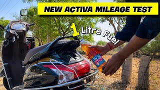 New Activa Mileage Test in 2024  1 Litre petrol ✅ Shocking result 😯  CAR Shiksha [upl. by Frerichs]