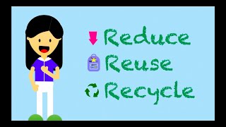 Reduce Reuse Recycle  What can kids do  Earth Day [upl. by Finbar]