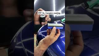 PPF vs Ceramic coating cars automobile informative ppfcoating ppf ceramic [upl. by Adeirf496]