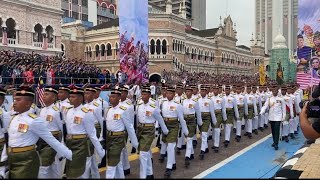 Perarakan Penuh Sambutan Hari Kebangsaan 2022 Di Dataran Merdeka [upl. by Anauqahs]