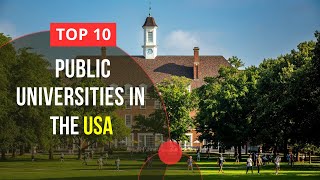 Top 10 Public Universities in USA  Study in USA [upl. by Leunamne]