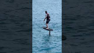 eFoiling a Fliteboard in Blue Pearl Bay Hayman Island Whitsundays [upl. by Malissa25]