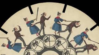 PHENAKISTOSCOPE  Joseph Plateaus discs animated [upl. by Oironoh826]