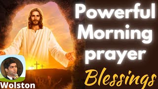 Powerful Catholic Morning prayer to receive Blessings [upl. by Lindie]