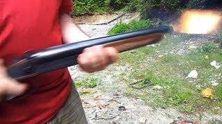 Double Barrel Sawed Off Shotgun Hip Fire Accuracy [upl. by Erickson356]