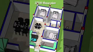 27X41 House plan construction building 2delevation 2bhkhomeplan houseplancreator housedesign [upl. by Avad827]