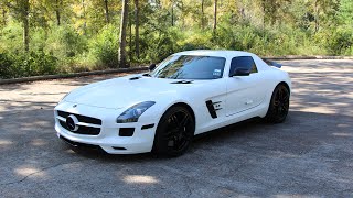 2011 MercedesBenz SLS AMG  Review in Detail Start up Exhaust Sound and Test Drive [upl. by Eelorac579]