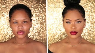 Special OccasionProm Makeup Tutorial  Arnell Armon [upl. by Eanom]