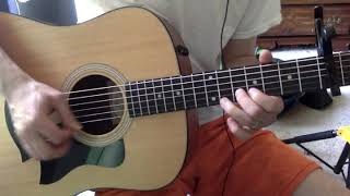 Galileo Indigo Girls Guitar Solo tutorial  Slow play thru [upl. by Dola]