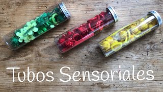 Botellas sensoriales para niños  Manualidades de reciclaje [upl. by Pietrek]