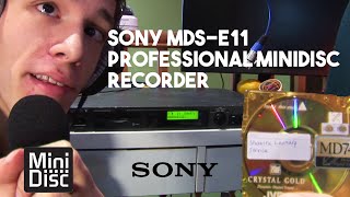 Sony MDSE11 Professional Minidisc recorder But will it work [upl. by Utham695]