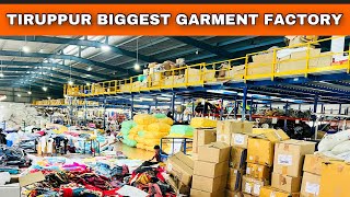 INDIAS Biggest Garment Manufacturer Tiruppur Factory  BSE Listed Company  Garment Mantra [upl. by Eirallam]