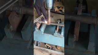 Veja como recuperamos esse eixo S torno welding torneiromecanico machine cnc machining [upl. by Revart]