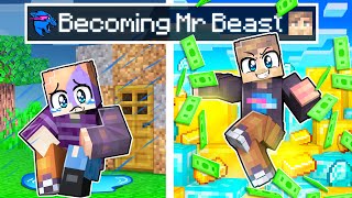 Becoming MR BEAST in Minecraft [upl. by Imer650]