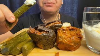 Dolma sarma partisi  Mukbang Asmr  Irkçılık [upl. by Anelav168]