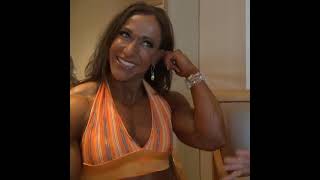 Beautiful Muscular Female Bodybuilder WHAT A SMILE [upl. by Alehtse458]