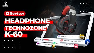 Techno zone K 60 Gaming Headset Full Review [upl. by Weigle]