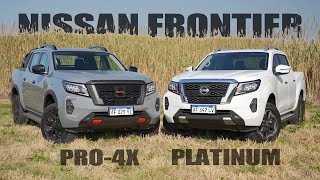 Nissan Frontier Pro4X y Platinum  Doble test  Matías Antico  TN Autos [upl. by Aix]