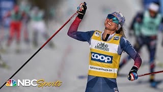 Jessie Diggins continues dominant season with 15K crown in Canmore  NBC Sports [upl. by Holden603]