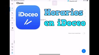 iDoceo  introducir el horario [upl. by Johm703]