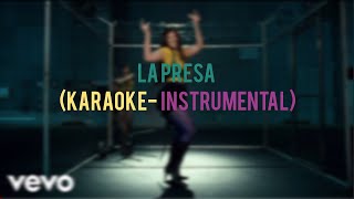 Nathy Peluso  LA PRESA KaraokeInstrumental [upl. by Miarzim]