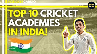 TOP 10 CRICKET ACADEMIES IN INDIA [upl. by Zoilla]