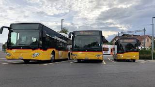 Vidéo spéciale sur les Cars Postaux en Suisse [upl. by Atiras]