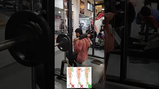 How to fix knee pain when squattinggym motivation shorts [upl. by Yrtua]