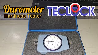 Hardness Test Durometer Teclock Shore A [upl. by Anytsirk467]