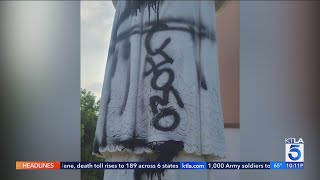 Sherman Oaks church repeatedly vandalized [upl. by Willis617]