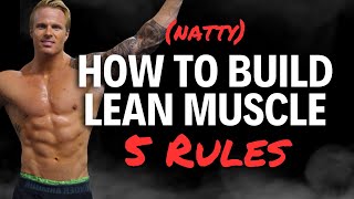 How To Build Lean Muscle Naturally  Fight Club Look [upl. by Annahaj]