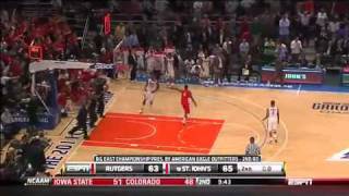 Rutgers vs St Johns controversial ending Big East Tournament  YouTube4flv [upl. by Jannery551]