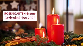 ROSENGARTENSterne  Gedenkaktion 2023 [upl. by Neltiac838]