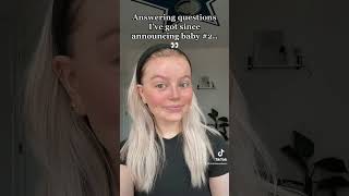 Questions about baby number 2 shortsfeed pregnancy baby [upl. by Randal]