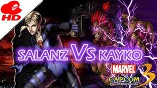 ultimate capcom vs marvel 3 salanz vs kayko [upl. by Porcia]