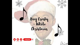 Bing Crosby  White Christmas 1943 Lyrics [upl. by Ahsenauq387]