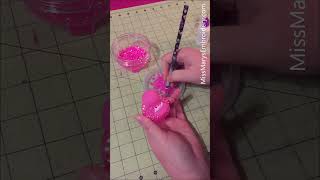 How to rhinestone a Duck  Rhinestone Tutorial  Quick Craft  rhinestones [upl. by Mancino]