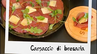 carpaccio di bresaola [upl. by Enilekcaj471]