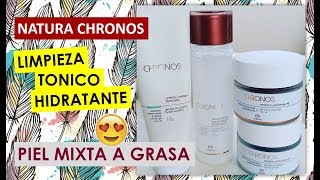 Nueva Linea Natura Chronos Limpieza Tónico Hidratante  Flavia Chávez [upl. by Anaeda]