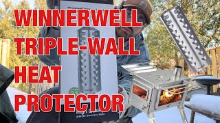 WINNERWELL TRIPLEWALL Heat Protector Chimney  Small Nomad Stove Update 🔥 [upl. by Teevens]