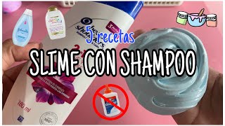 Cómo Hacer SLIME con SHAMPOO 🧴✨ ¡Probamos 5 Recetas [upl. by Annekcm]